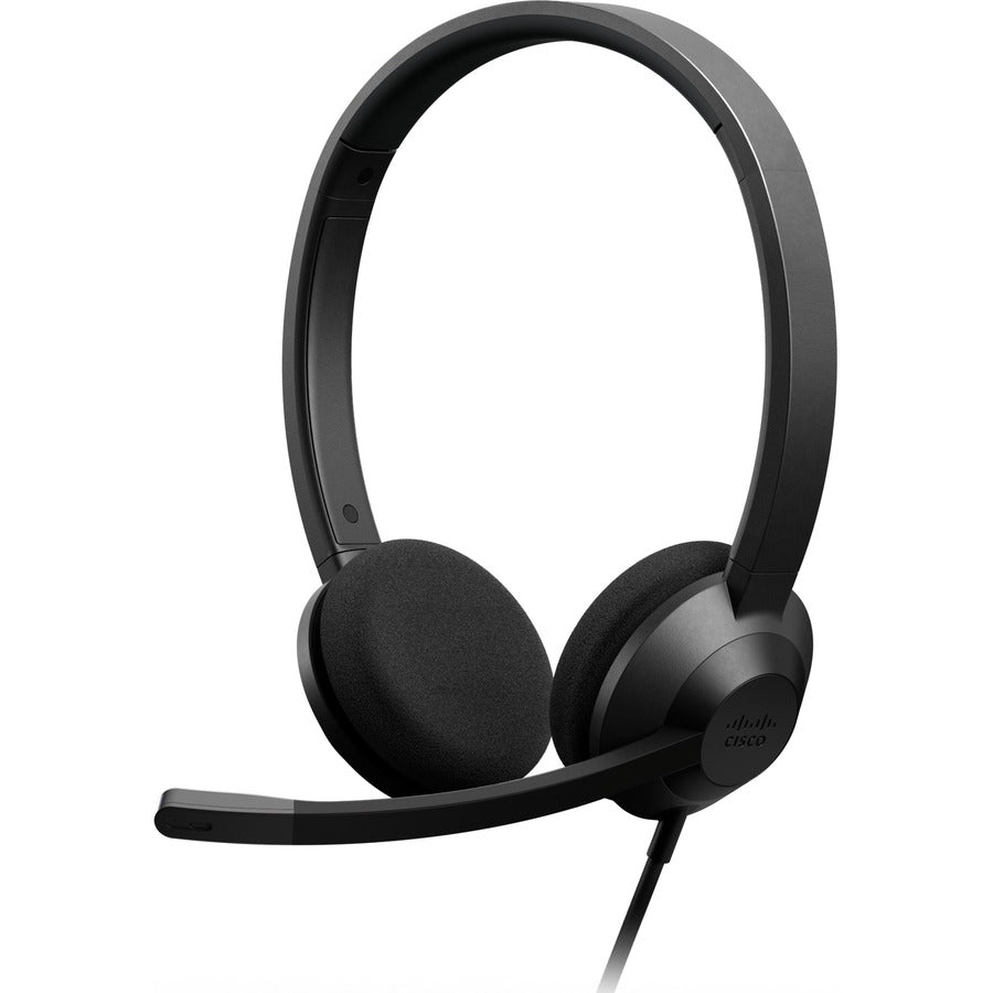 Cisco Headset 322 Wired Dual On-Ear Carbon Black RJ9 Cisco Headset 322 Wired Dual On-Ear Carbon Black RJ9